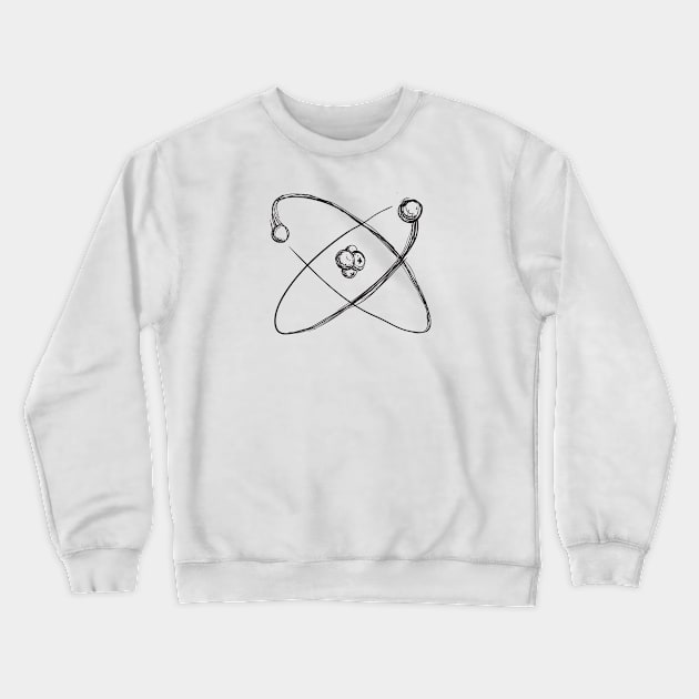 Never Trust An Atom Crewneck Sweatshirt by A tone for life